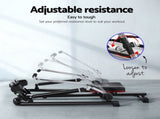 Everfit Rowing Machine 12 Levels Hydraulic Rower Fitness Gym Home Cardio ROWING-OIL-12L-BK