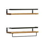 Artiss Floating Wall Shelf Set of 2 FUR-S-WALL-01-WDX2