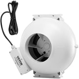 6" to 4.5" Radon Mitigation Fan System Kit Quiet 380 CFM Inline Duct Fan V952-DFSTJ6INCH38V4LNDV3
