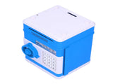 Electronic Money Saving Box ATM Password Cash Money Bank Security Lock Box for Children KidBlue V1294-YM0523-3117210207211