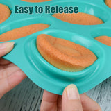 Silicone Muffin Pan Cupcake Set - Mini 24 Cups and Regular 12 Tin, Nonstick Food Grade Molds with V1259-DP01-A-4509