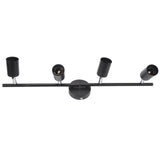Tracking Lights Ceiling LED 4 60W Adjustable Angle Foldable Matte Black 4 Light Tracking Lighting V1294-YM0703-3119230078411