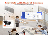 Rolling TV, Mobile TV Cart for 35-100 Inch LED/LCD/OLED Flat/Curved TVs, Portable Monitor V952-TYSDLDDSJZJZXEGLK001V0