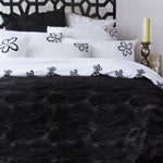 Accessorize Hypnotic Black Quilt Cover Set Queen V442-HIN-QUILTCS-HYPNOTIC-BLACK-QS