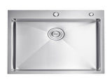 25 inch Kitchen Sink Workstation, 304 Stainless Steel Top Mount Sinks, Drop-In Single Bowl Farmhouse V952-QRSSCTSPDC255JJGGV0