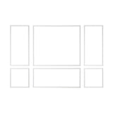 Wall Molding 3 Pack, Wainscoting Panels Kit, Lightweight Paintable Polystyrene, Easy to Install V952-QMSTJBYX2X1D7ZEYY001V0