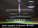 Cordless Vacuum Cleaner, 10 in 1 Stick Vacuum with Powerful Suction, Hose, Green LED Light, V1313-AU-A27V-1