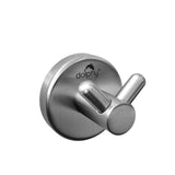 Double Robe Hook - Concealed Fix Brushed Finish V959-DBRH0002