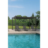 3x4M Aluminium Pergola Marquee with Retractable Roof Garden Canopy V63-952691