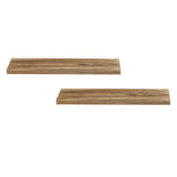 Artiss Floating Wall Shelf Set of 2 Wood 90CM FUR-V-WALL-03-WD