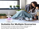 Aromatherapy Humidifier - Umbrella Humidifier - 300ml Rotating Humidifier for Bedroom with Remote V1188-MS-313-0620