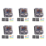 6X 6-Way Waterproof Fuse Block,with LED Indicator 12 Circuits with Negative Marine Fuse Box for DC V1366-AZ2-W-14489
