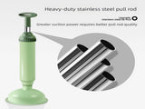 Blue High-Pressure Toilet Plunger with Vacuum Seal Powerful Drain Unclogger for Toilets, Sinks & V888-ELOSUNG43797