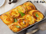 Stainless Steel Toaster Oven Trays, 2 Pack Small Non Toxic Baking Cookie Sheets for Cake Baking, V1189-LC-RY-00058