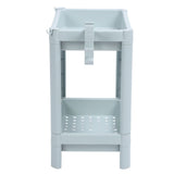 Bathroom Floor Shelf Bathroom Open Shelf Unit Freestanding Corner Rack Shelves V1294-YM0706-3112230061511