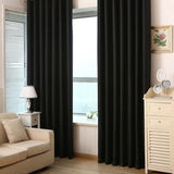 Black Window Curtains with Premium Polyester Fabric for Thermal Insulated Light Blocking and V1366-AZ2-W-19630