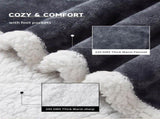 Wearable Heated Blanket Blanket With Sleeves Heated Throw Temperature - Gray - Size 127-177cm V1102-114-28959-GRY-127-177CM