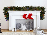 Christabelle 2.7m Christmas Garland with LED Lights Glittery Gold Pine Mantle Decoration Orname 112_SENGG274