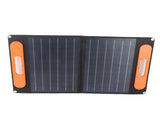 60W 18V Portable Solar Panel Kit Dual USB Port Monocrystalline Folding Solar Charger with Support V1294-YM0901-3111240089311