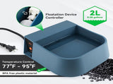 Dog Heated Water Bowl, Water Bowl for Dogs Outdoor, Dog Heating Waterer Pet Water Bowl V1369-AZ3-W-05047