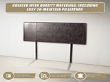 PU Leather Queen Bed Headboard Bedhead - Brown V63-768135