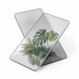 2 Pcs Magnetic Locker Mirror Small Real Glass Mirror for School Locker 7 x 5 inch V1366-AZ2-W-18401