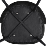 Levede 8x Dining Chairs Kitchen Cafe Black CH1037-2-BKX4