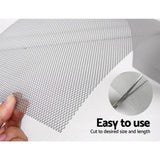 Gardeon Gutter Guard Aluminium Mesh 60M 100x20cm Silver ALUM-MESH-0730-SI-COM-60