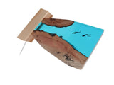 Diver Night Light Colorful LED Wooden Resin Ocean Bedside Lamp Desktop Art Ornament For Office V1294-YM0901-3119250009711