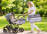 Newborn Diaper Bag Set with Changing Pad 4-Piece Baby Organizer, Large Capacity Mom Backpack, V1107-CS-MMBSJTHU