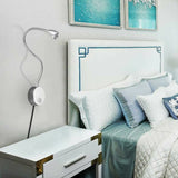 Lamp of Lecture Mounting Wall Mounted LED Bed Lamp Switch Tactile Dimmable Col of Cygne of Lecture V1237-MS-626-368