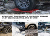 X-BULL Recovery tracks / Sand tracks / Mud tracks / Off Road 4WD 4x4 Car 2pcs Gen 3.0 - Black V211-AUEB-XBRT009-N