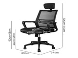 Levede Office Chair Mesh Gaming Executive OF1040-BK