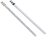 Aluminum Grade Rod, 9-Feet/8ths 3 Sections Telescopic Measuring Rod, Double-Sided Scale 1/8in V952-YZCLG9YCFEETZ18PHV0