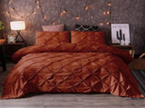 Caramel Siena Dahlia Quilt / Doona / Duvet Cover set V745-AQ082045Q3