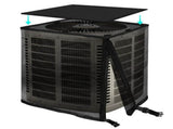 36*36*39in 2 in 1 Air Conditioner Cover for Outside, All Seasons Outdoor Air Conditioner Cover with V1107-721-66726-BLK4