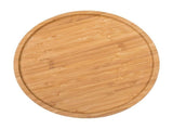 Rotating Wooden Lazy Susan Serving Tray with Silent Spin for Home Decor and Storage, Ideal for V1370-AZ4-22705