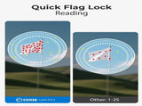 Golf Rangefinder with Slope, CIGMAN 1312 Yards Range Finder Golf, 2.4-inch External Color V413-CT-1200PRO