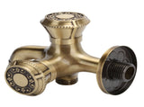 G1/2 Wall Mounted Laundry Bathroom Washing Machine Water Faucet Hot and Cold Water Tap V1294-YM0718-3112200148411