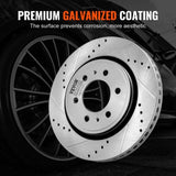 Front and Rear Brake Kit Compatible with 2012-2020 Ford F-150, Drilled and Slotted Brake V952-QCCCPTZF1502E0OTBV0