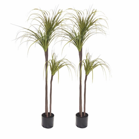 SOGA 2X 145cm Artificial Dracaena Plant Fake Potted, Simulation Tree Fake Plant Home Decor APLANTFHL15584X2