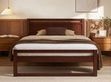Artiss Bed Frame King Single Size Wooden Walnut WITTON WBED-WITTON-KS-WAL-AB