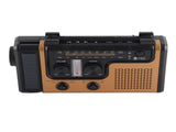 Portable LED Solar Hand Crank Radio 2000mAh AM FM SW Emergency Weather Radio with Flashlight V1294-YM0523-3119220033711