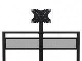 Levede Gaming Bed Frame Rotating TV Mount Storage Metal Single Bed 32in Bedroom BF1088-BK-AU