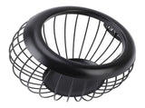 Coffee Pod Storage Basket Black with Letters Large Capacity Iron Rust Proof Stylish Modern Beveled V1294-YM0901-3118240157411