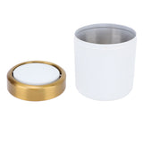 Desktop Trash Can Stainless Steel Stylish Desktop Waste Basket Small Garbage Can with Lid for Living V1294-YM0901-3117240307912