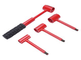 Door Hinge Adjustment Tool Kit 4 in 1 Steel Silicone Hinges Gap Adjusting Wrench Hinge Bender Tool V1294-YM0901-3114250026211