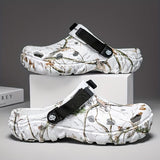 Croc-Style Clogs Anti-Slip Shoes Breathable Clogs Lightweight Footwear Fashion - White - Size V1106-M-SHOE-47641-WHIT-10AU10EU43