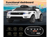 Rigo Kids Electric Ride On Car SUV Range Rover-inspired Cars Remote 12V White RCAR-RANGEROVER-WH