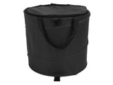 Camping Trash Can with Zippered Lid 24 Gallons Large Capacity Foldable Portable Garden Garbage V1294-YM0901-3111240240811